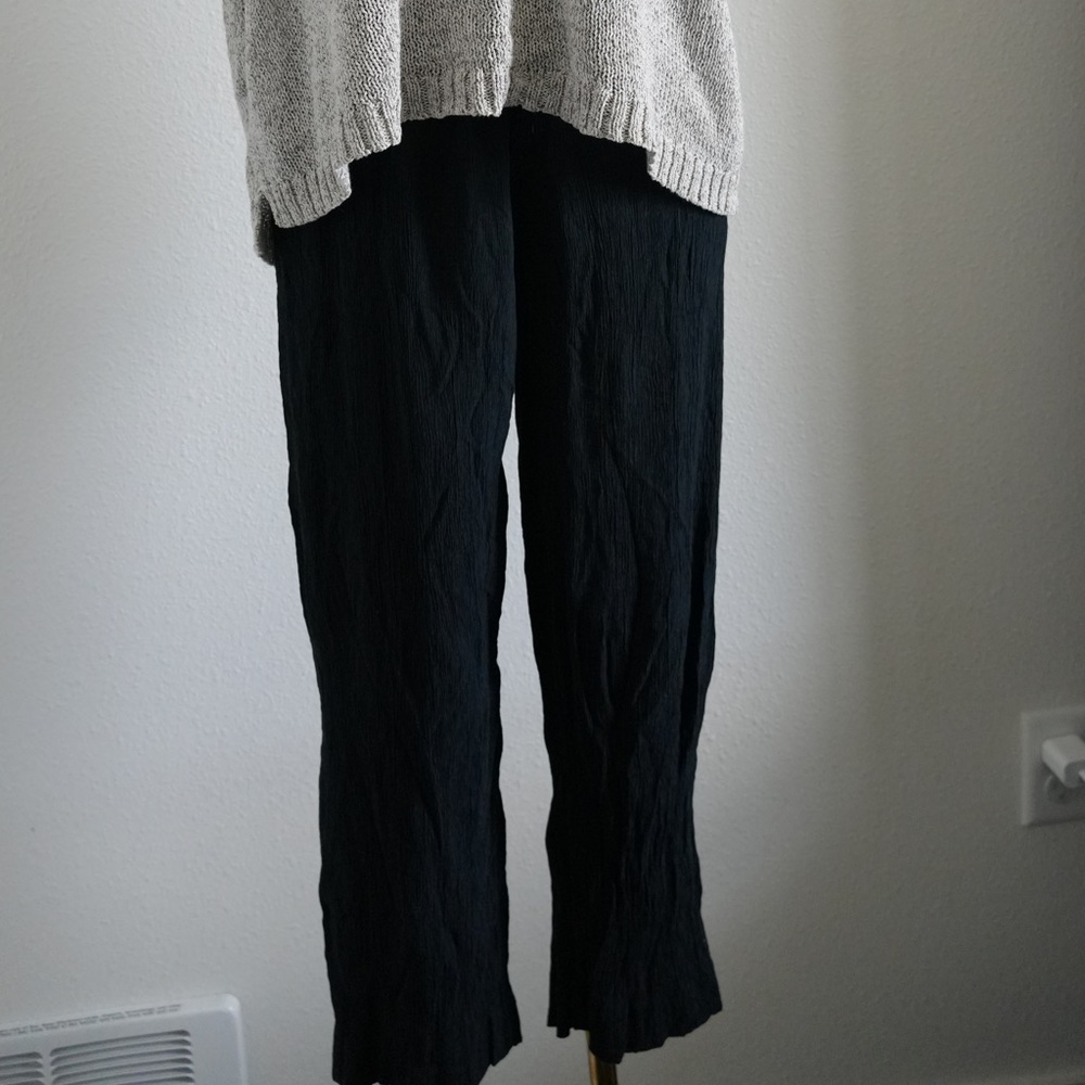 Madewell Black Textured Women's Pants